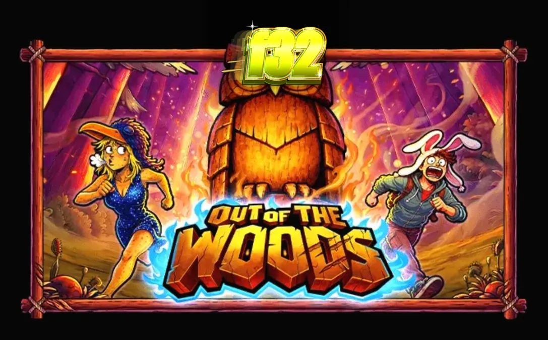 Tampilan visual hutan misterius dalam slot Out of the Woods